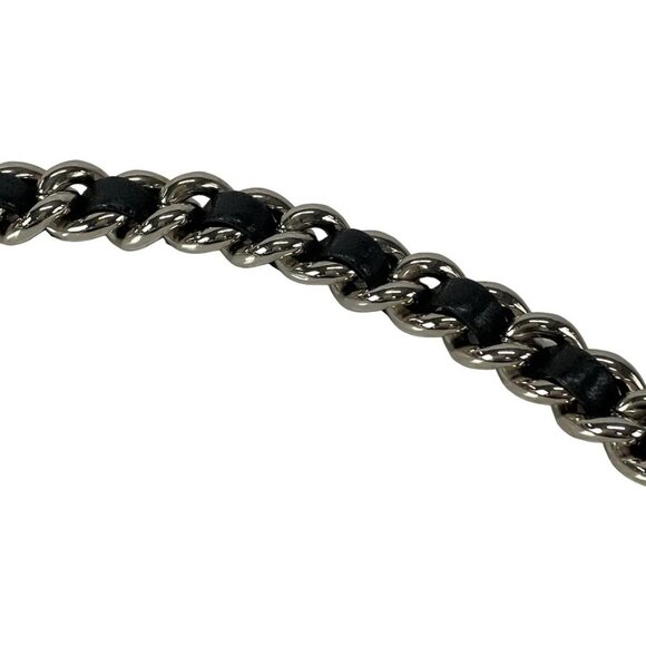 Auth CHANEL Chain Around / Matelasse A49889 Black Leather Shoulder Bag - Picture 9 of 16